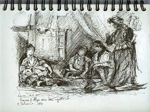EUGENE DELACROIX-1834 FEMMES D ALGER 1